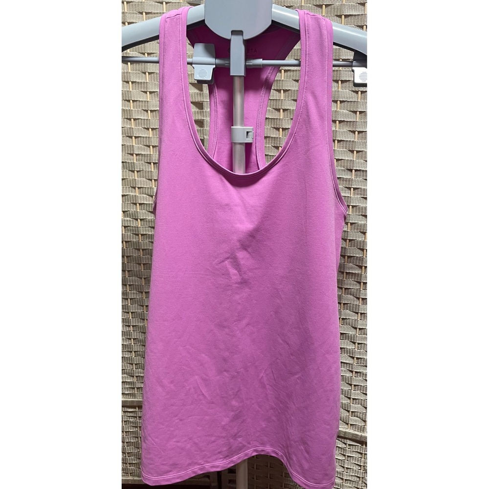 Athleta Womens Purple Racerback Yoga Gym Workout Tank Top Large
